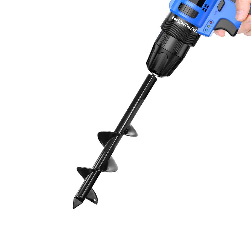 HUAPPNIO Bulb Planter Tool,Auger Drill Bit for Planting 3.15x11.81 Inch Suitable for 3/8â€Hex Drive Drill - Image 1